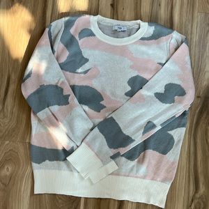 Grey and pink sweater